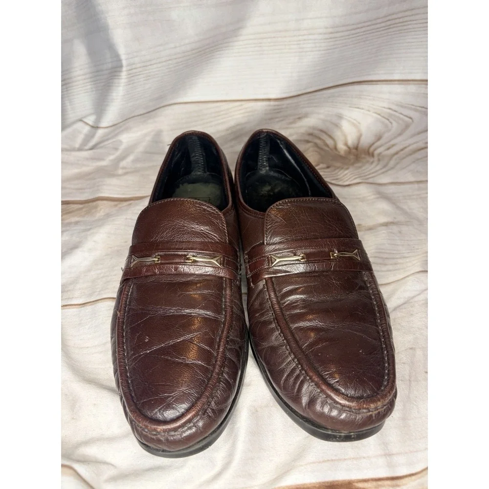 Florsheim FLS Horse Bit‎ Loafers Mens 10.5 Leather Office Preppy Classic Grandpa